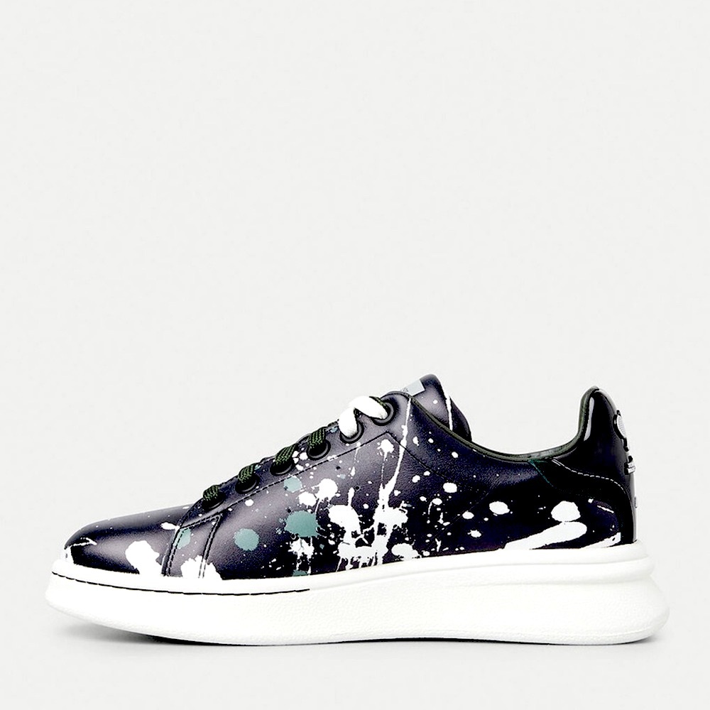 The Paint Splatter Tennis Sneakers in Black by Marc Jacobs - Excellent Condition - Picture 3 of 16